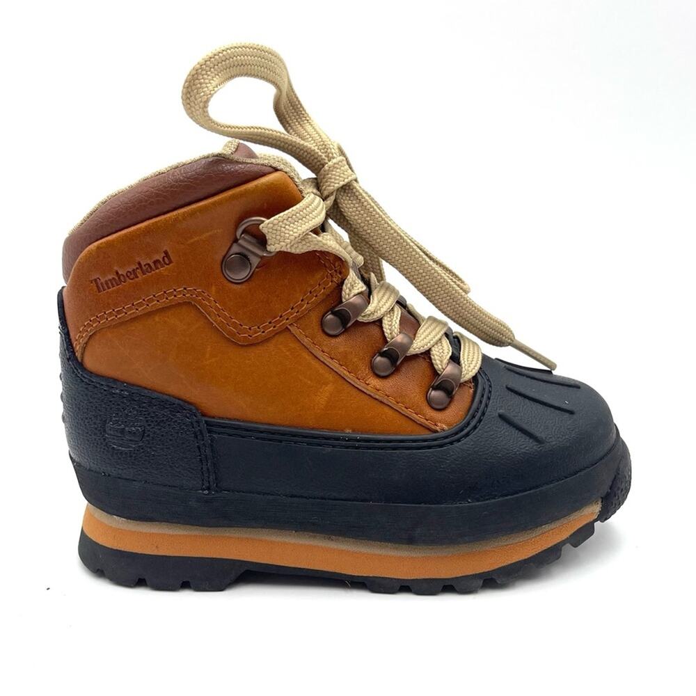 Timberland Junior Euro Shell Toe Hiking Boots Toddler size 9